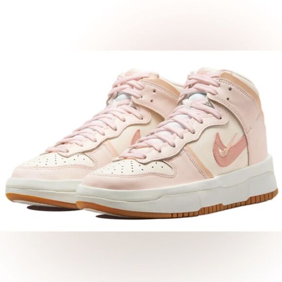 Nike Dunk High Up Rebel 'Pink Oxford' DH3718-102 **Rare Find** - Picture 1 of 6